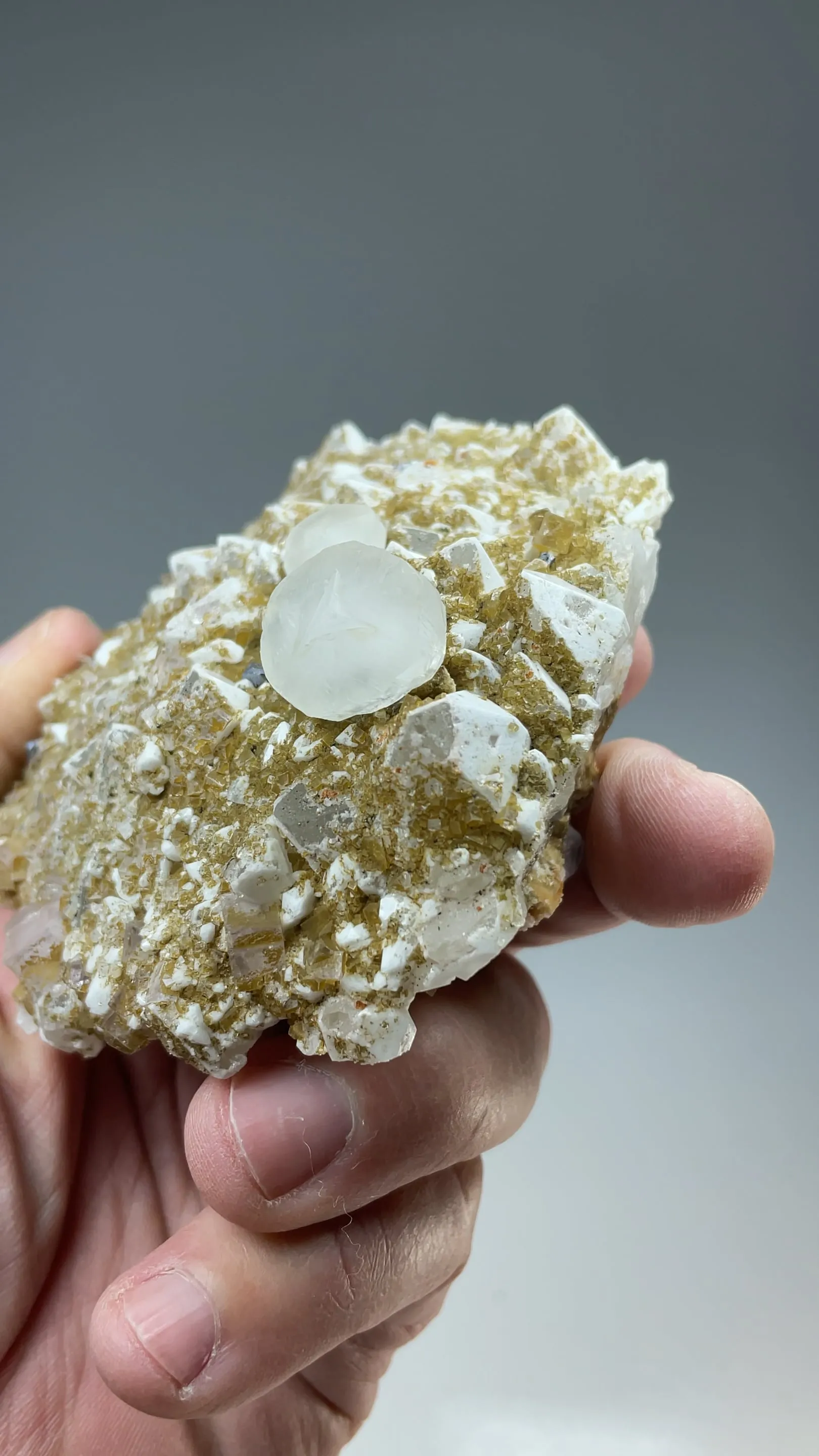 Calcite with Quartz, Fluorite - image 2