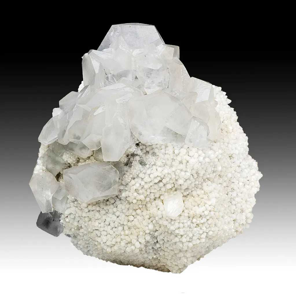 Calcite with Quartz, Fluorite image