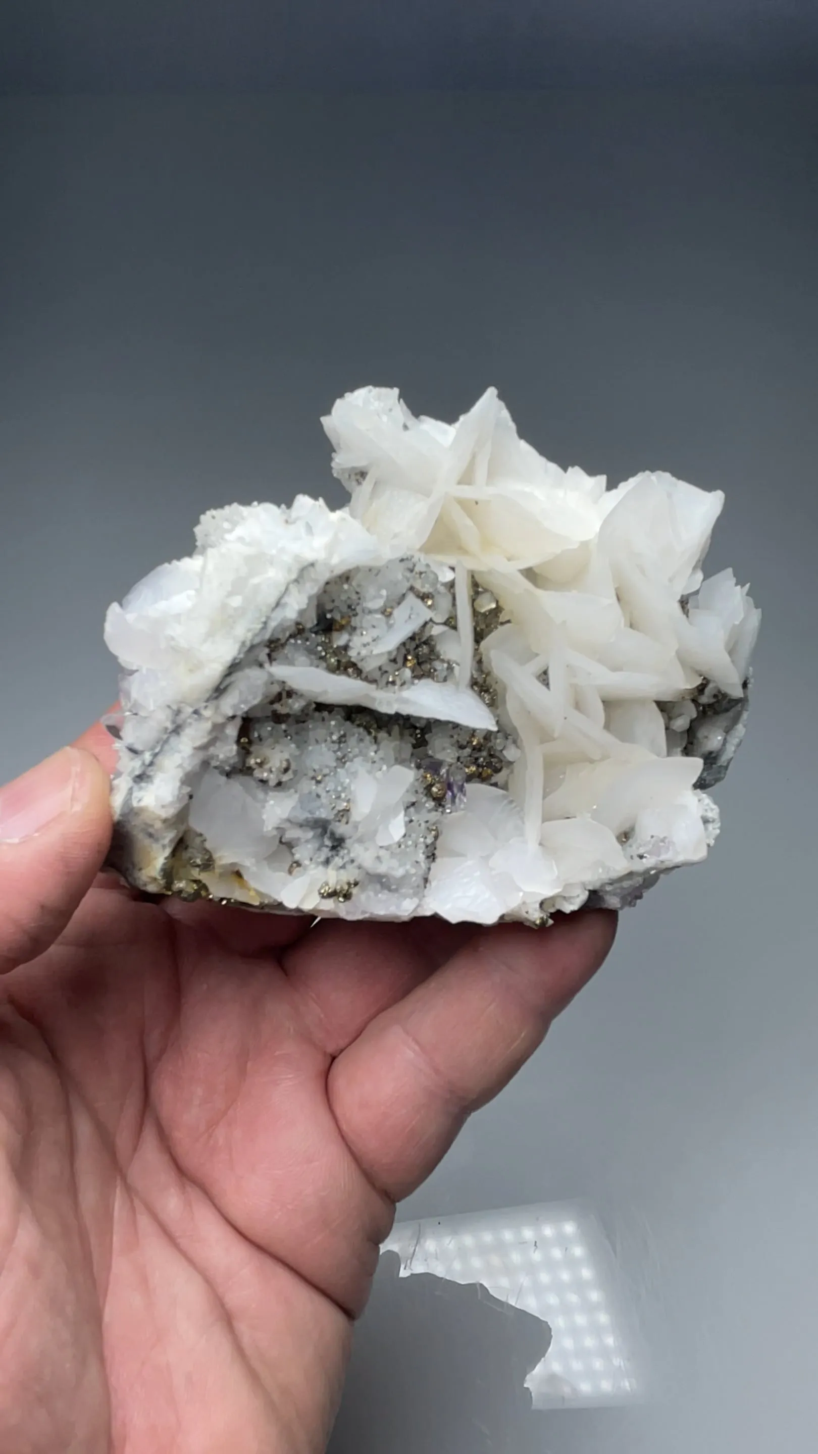 Calcite with Quartz, Fluorite, Pyrite - image 2
