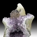 Calcite with Quartz, Hematite - image 1