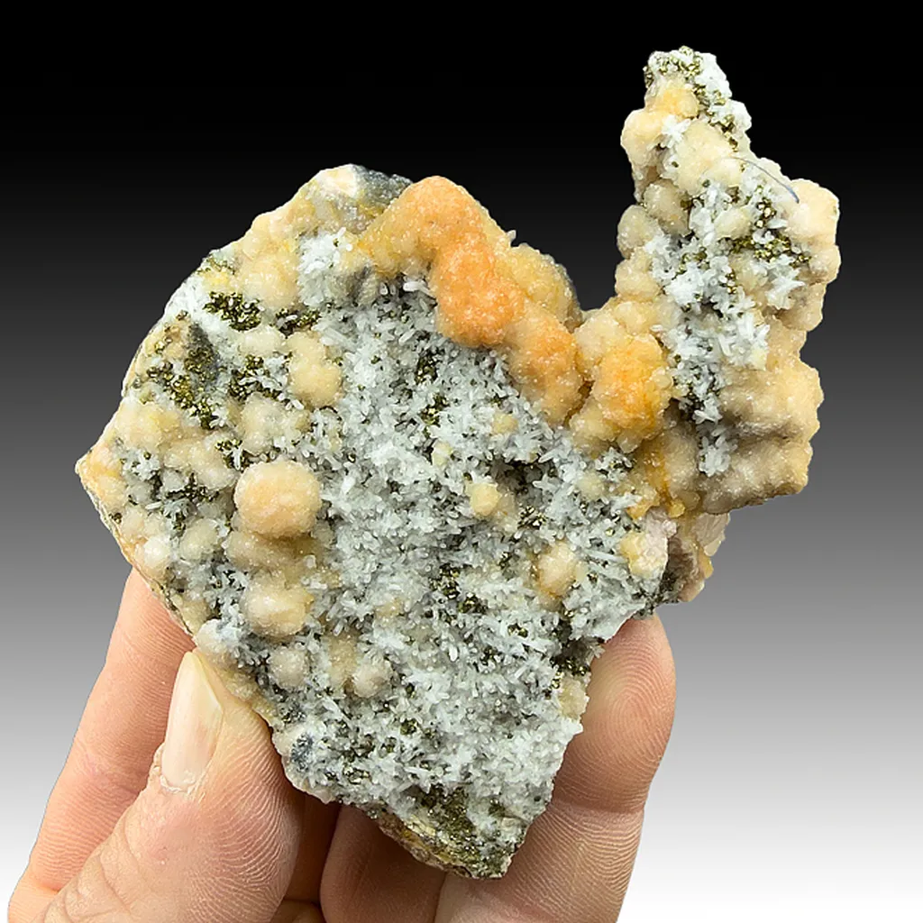 Calcite with Quartz, Pyrite image