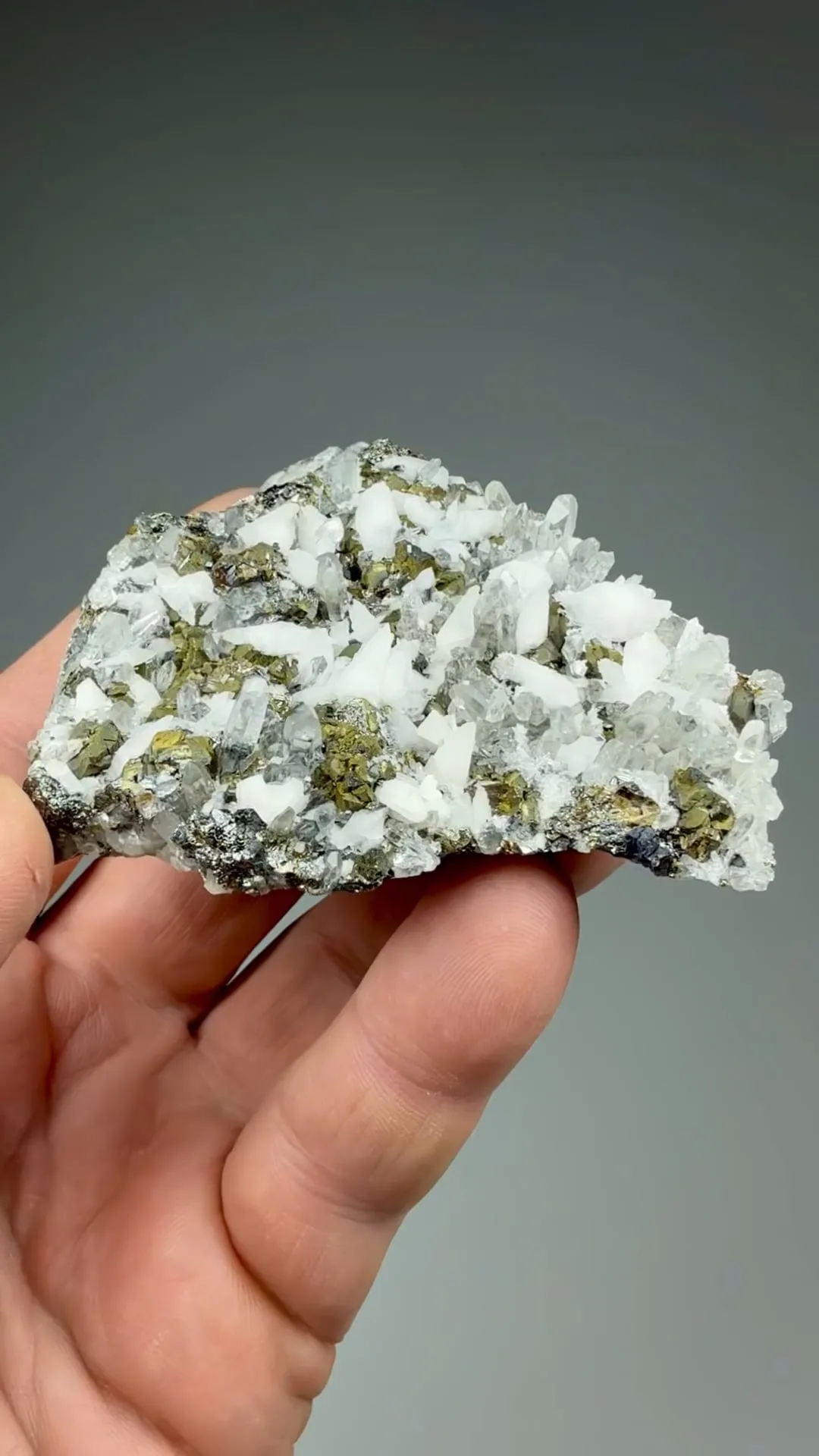 Calcite with Quartz, Pyrite - image 2