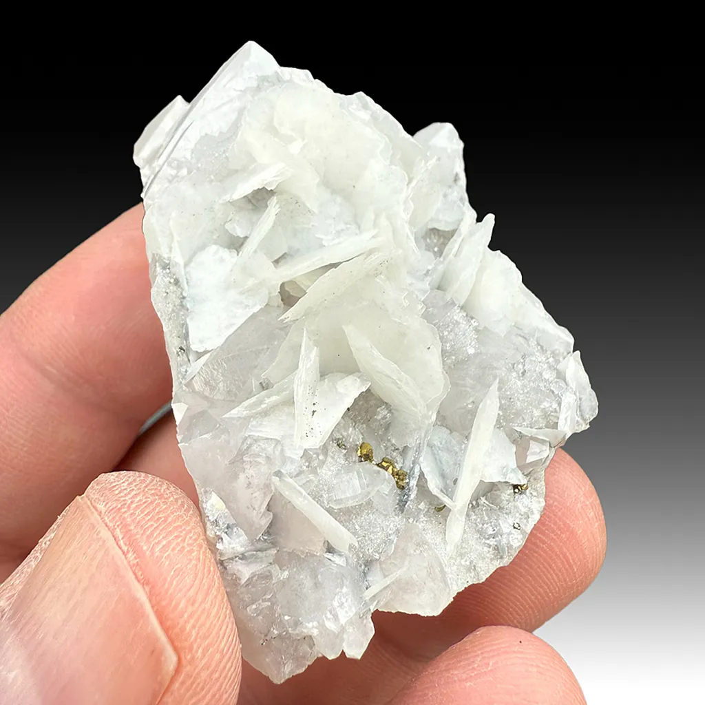 Calcite with Quartz, Pyrite image