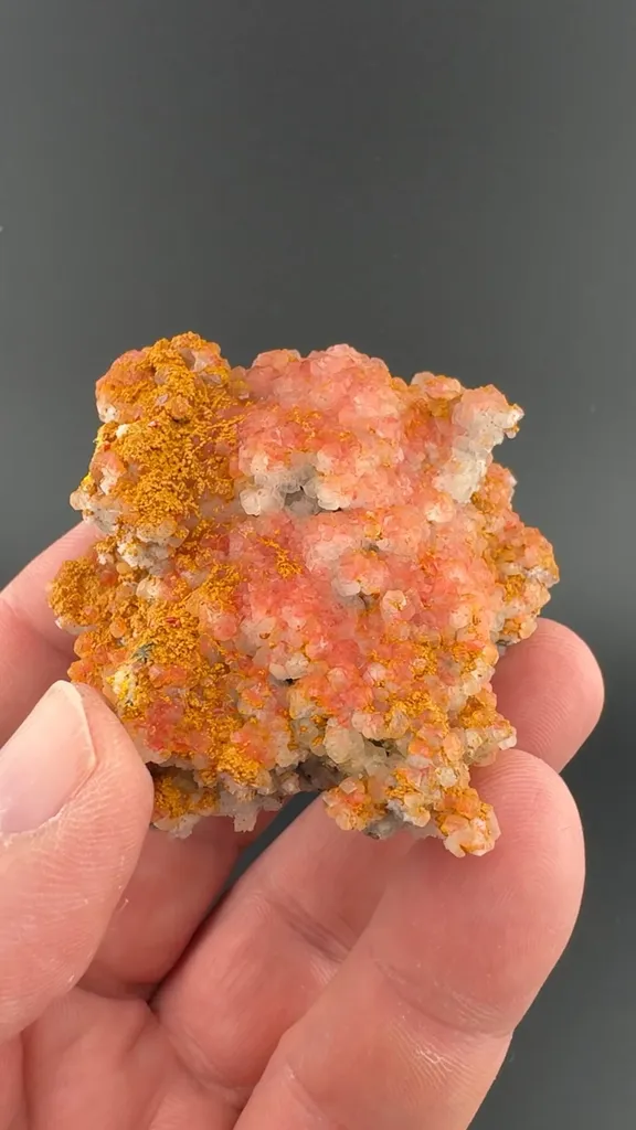 Calcite with Realgar image