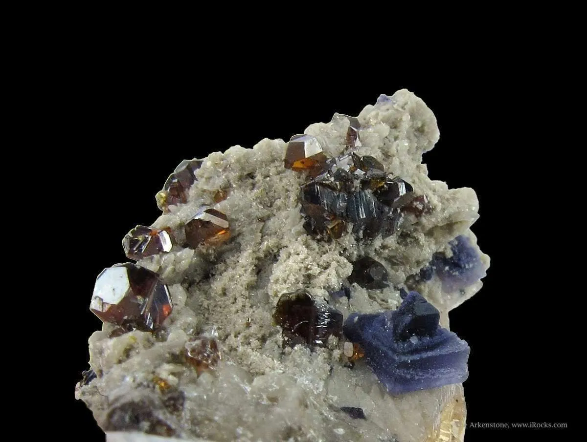 Calcite With Sphalerite and Fluorite - image 5
