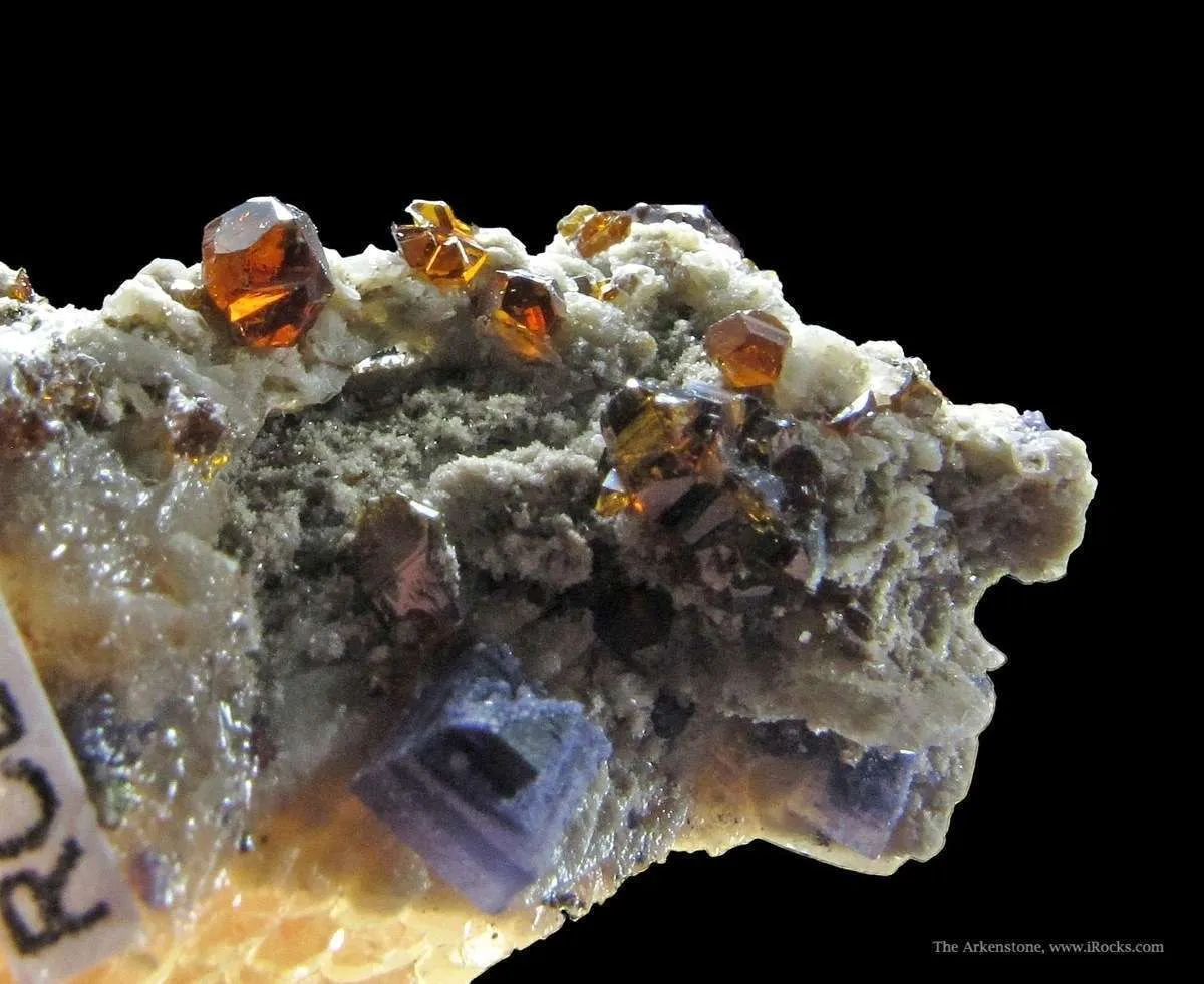 Calcite With Sphalerite and Fluorite - image 2