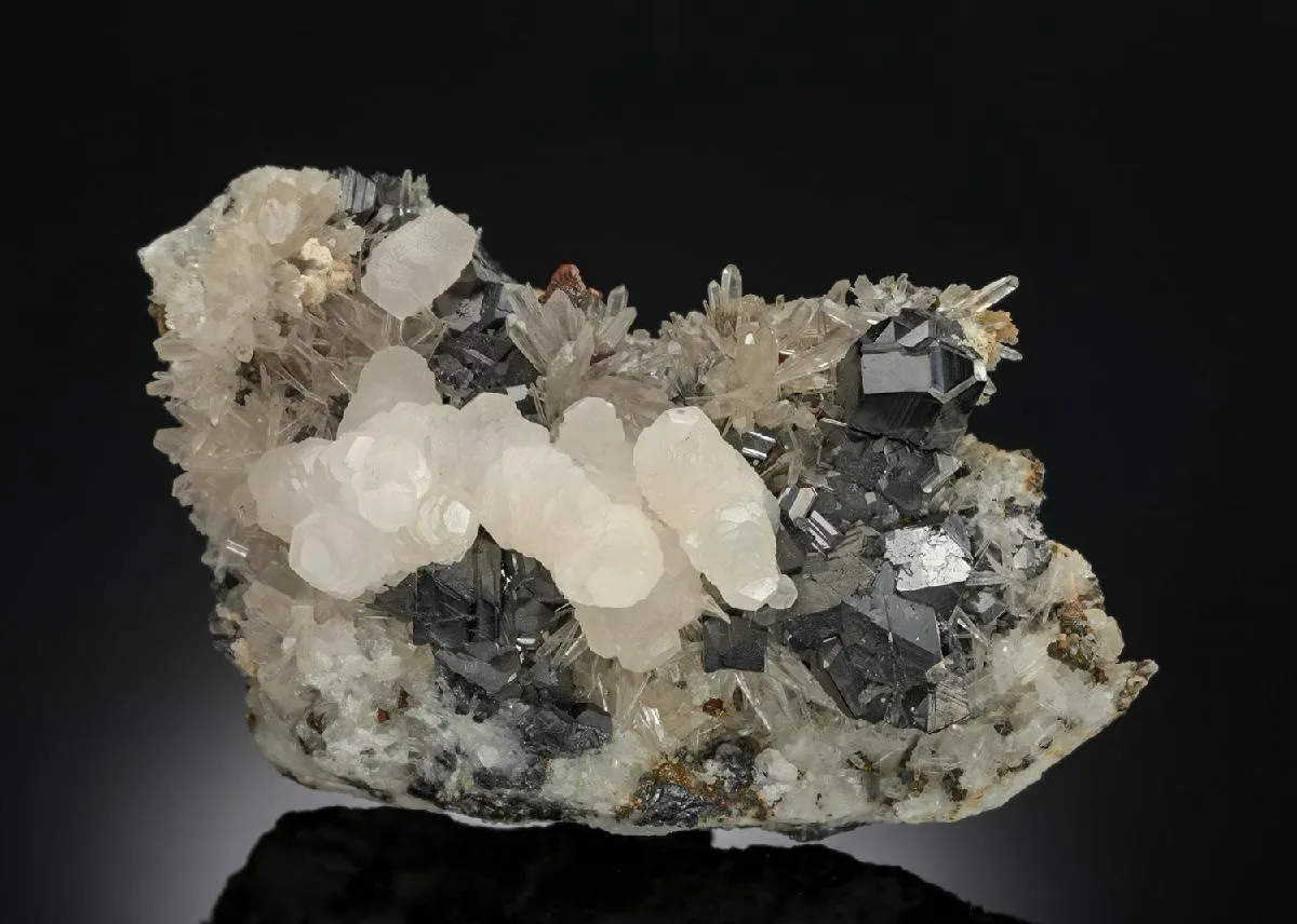 Calcite with Sphalerite and Quartz - image 1