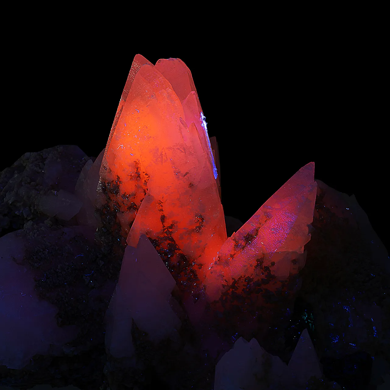 Calcite with Sphalerite, Dolomite - image 2