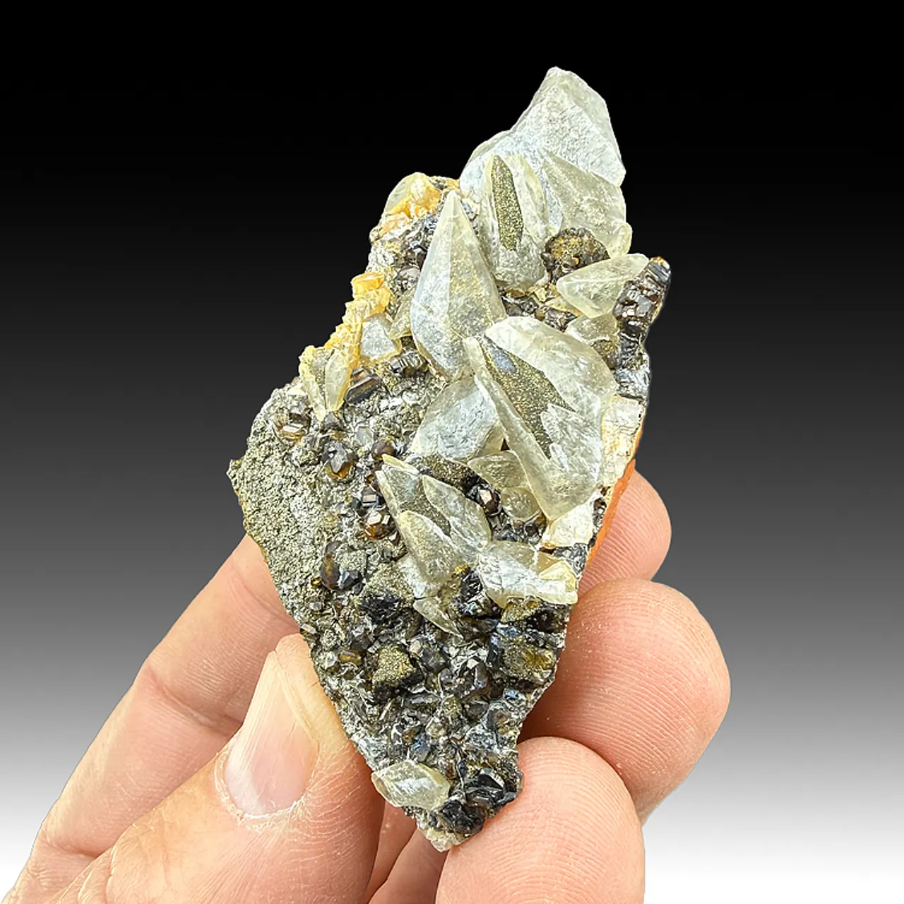 Calcite with Sphalerite, Pyrite - image 1