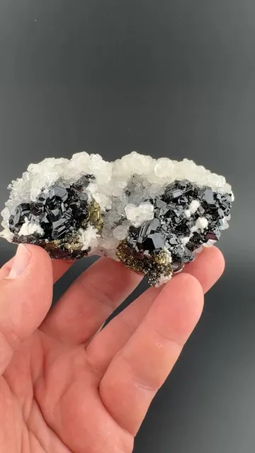 Calcite with Sphalerite, Pyrite