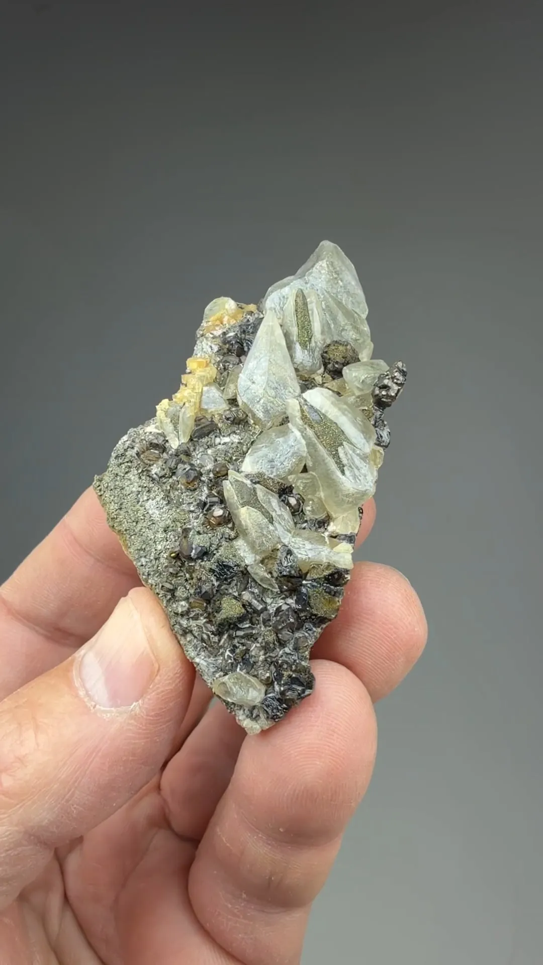 Calcite with Sphalerite, Pyrite - image 2