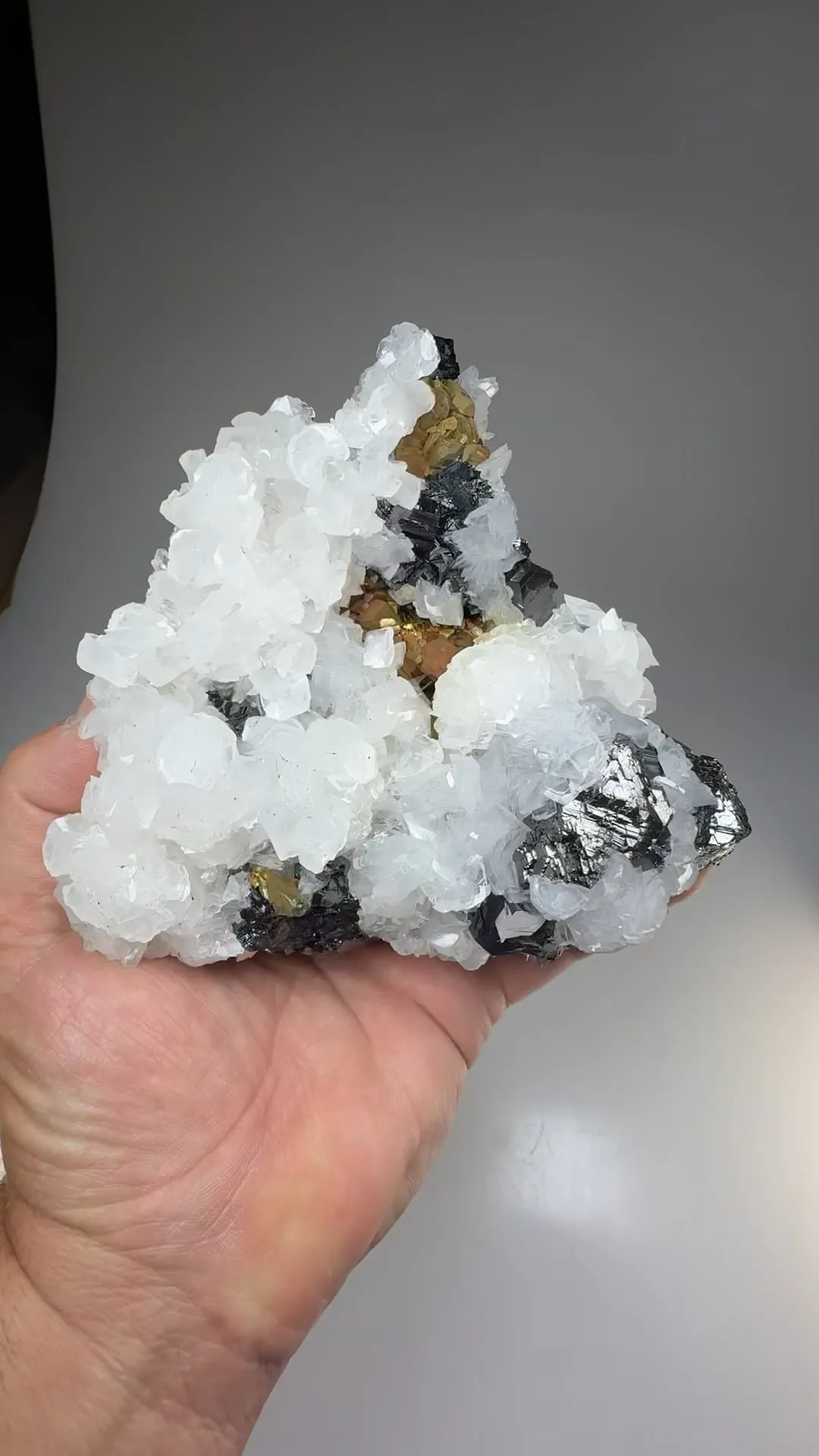 Calcite with Sphalerite, Pyrite - image 2