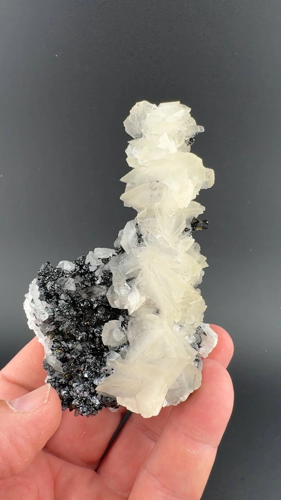 Calcite with Sphalerite, Quartz - image 2