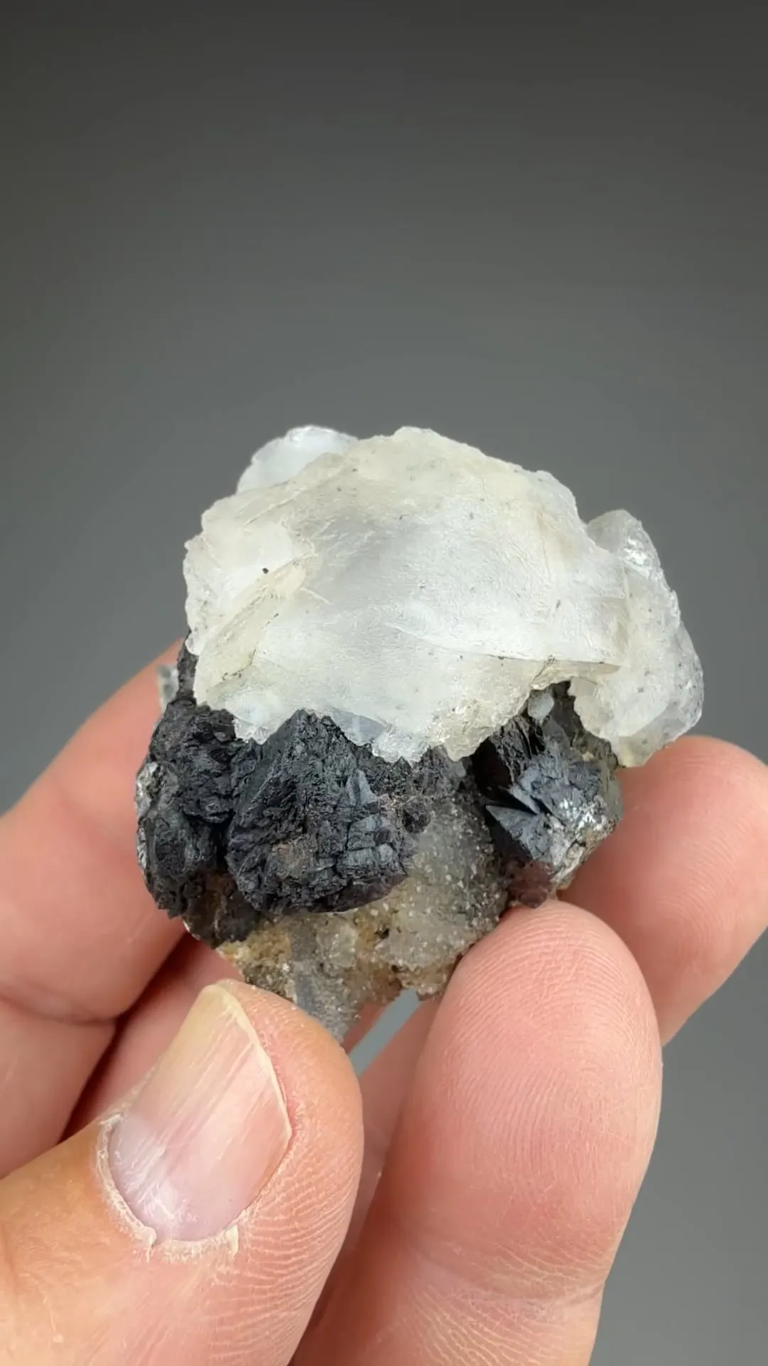 Calcite with Sphalerite, Quartz - image 2