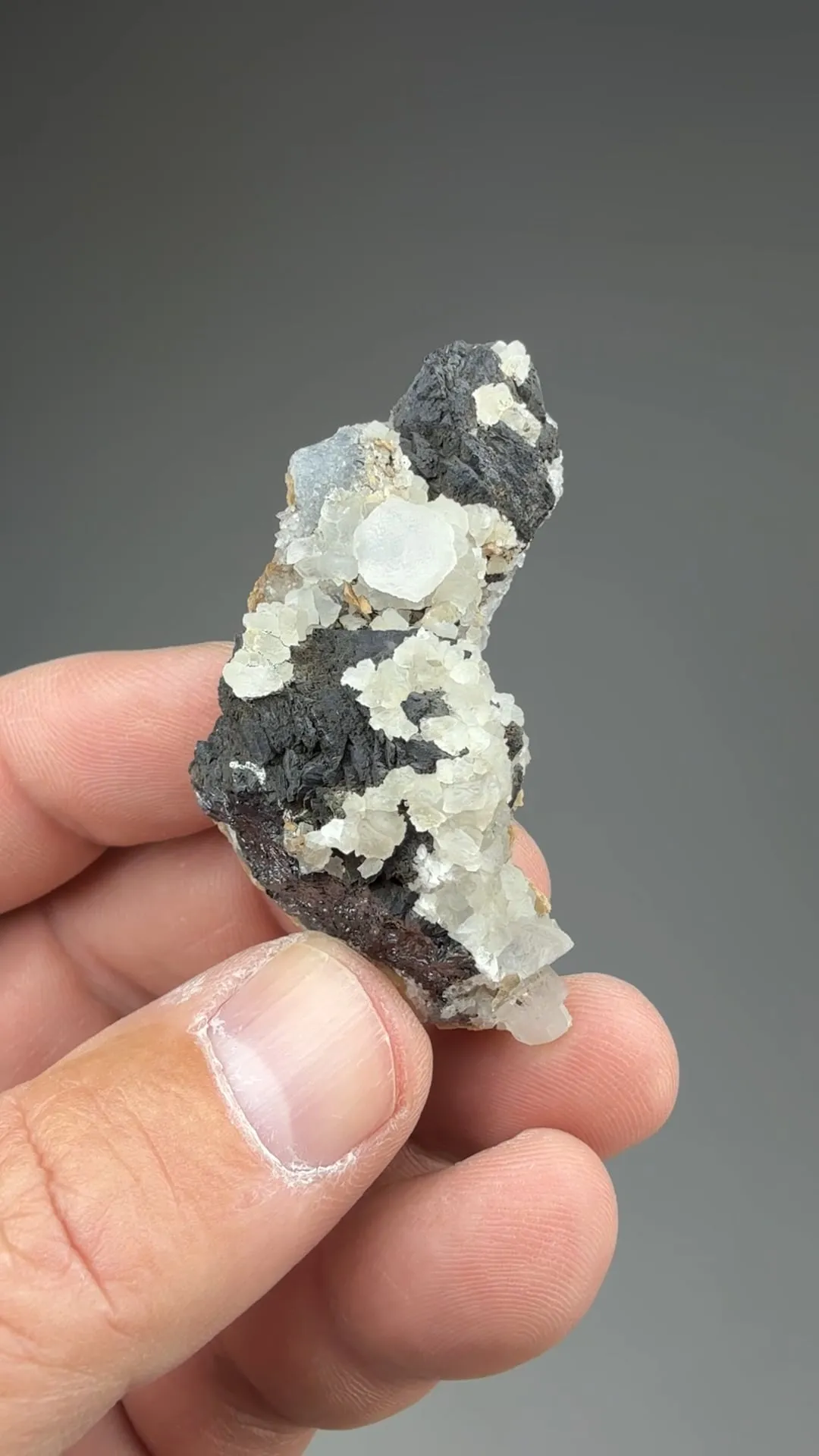 Calcite with Sphalerite, Quartz - image 2