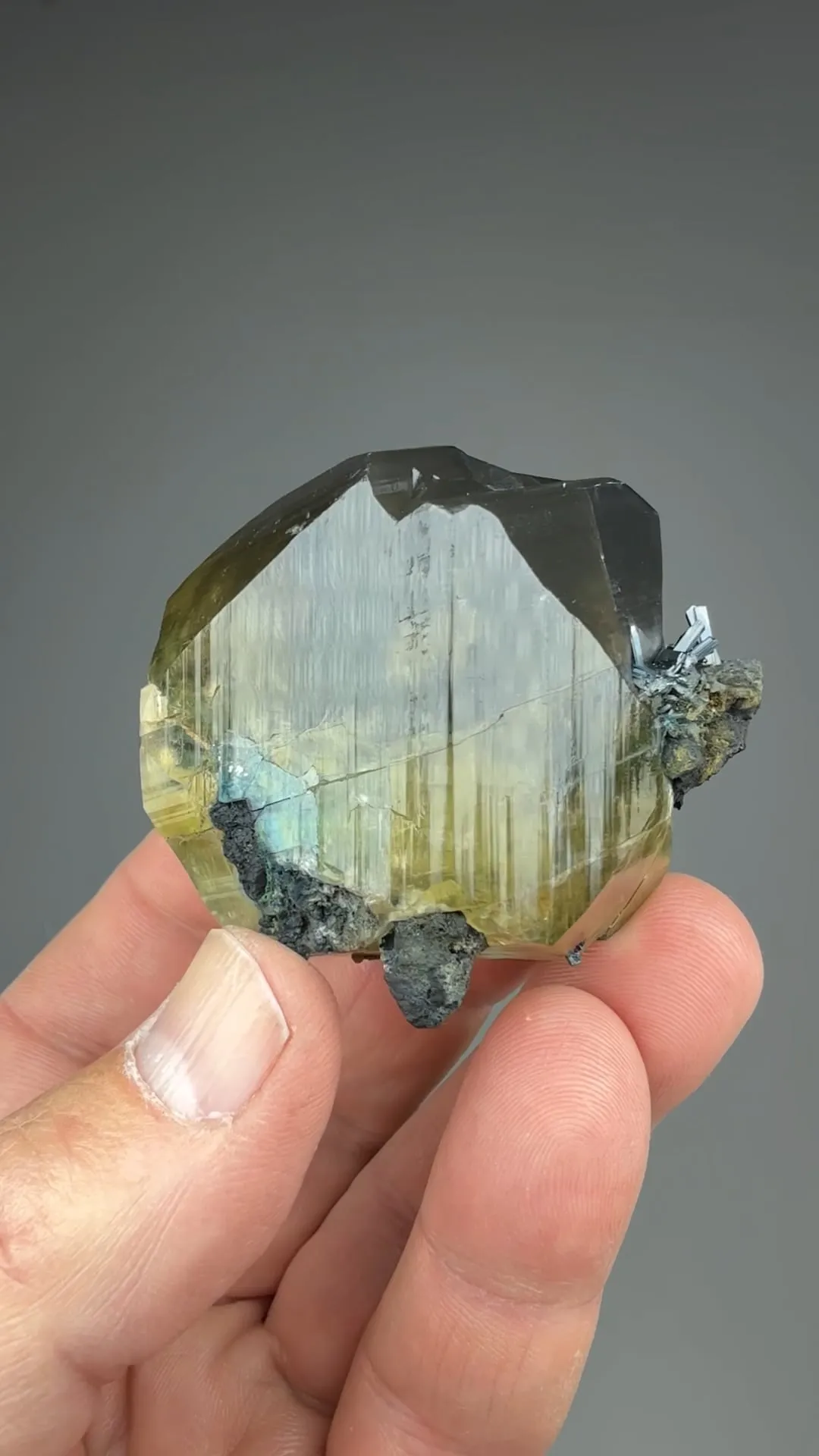 Calcite with Stibnite - image 2