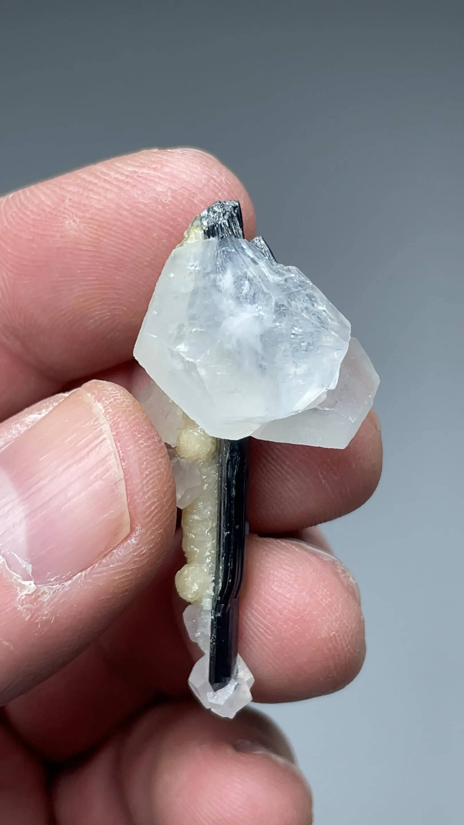 Calcite with Stibnite - image 2