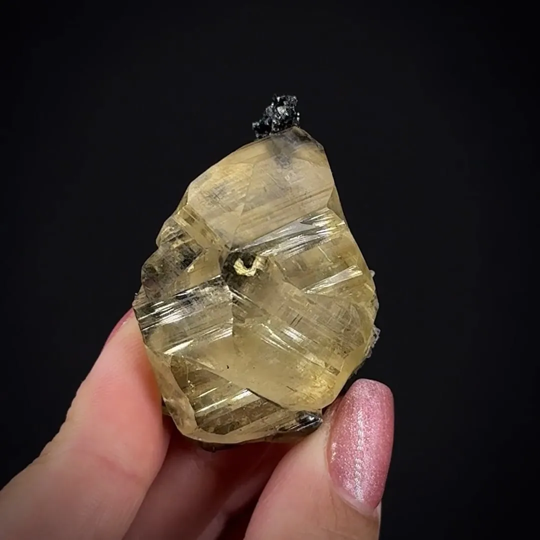 Calcite with Stibnite - image 2