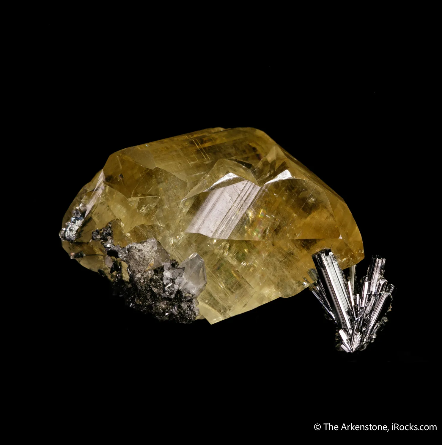 Calcite with Stibnite - image 4