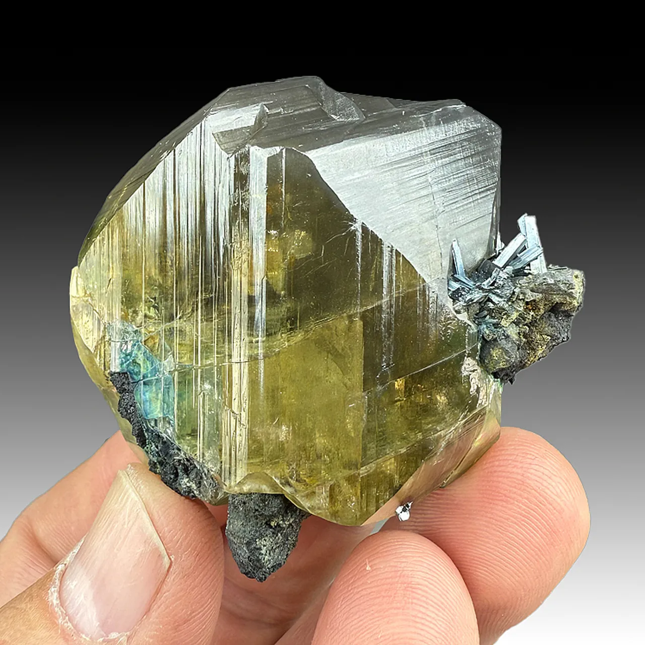 Calcite with Stibnite - image 1