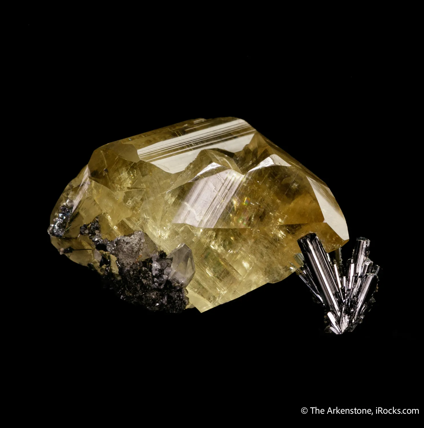 Calcite with Stibnite - image 1