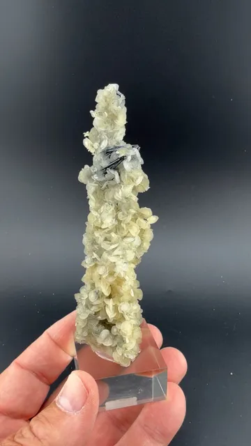 Calcite with Stibnite