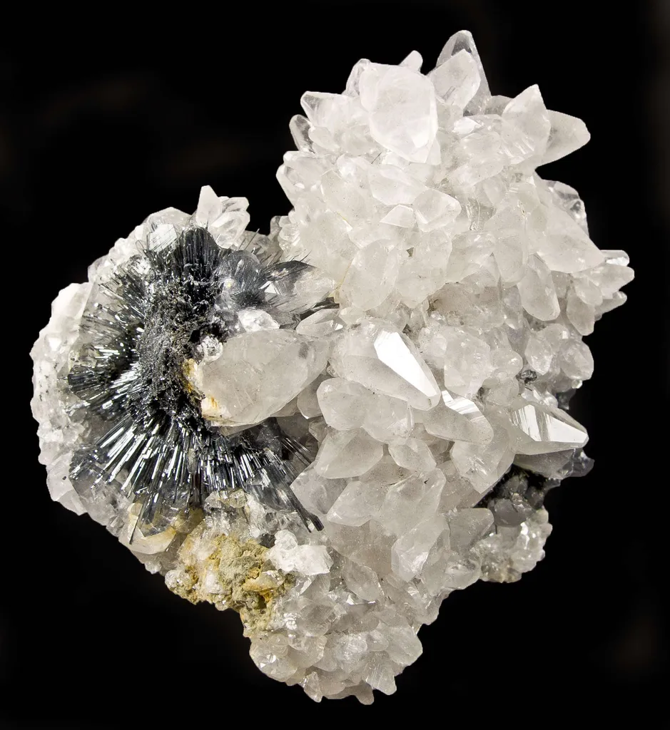 Calcite With Stibnite image