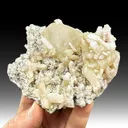 Calcite with Stilbite - image 1