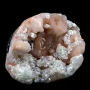 Calcite with Stilbite Apophyllite Geode Natural Mineral Specimen - image 2