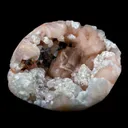 Calcite with Stilbite Apophyllite Geode Natural Mineral Specimen - image 1