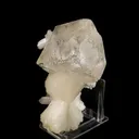 Calcite with stilbite Bow Natural Mineral Specimen - image 3