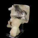 Calcite with stilbite Bow Natural Mineral Specimen - image 2