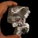 Calcite with stilbite Bow Natural Mineral Specimen - image 4