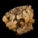 Calcite with Stilbite Free Standing Natural Mineral Specimen - image 3