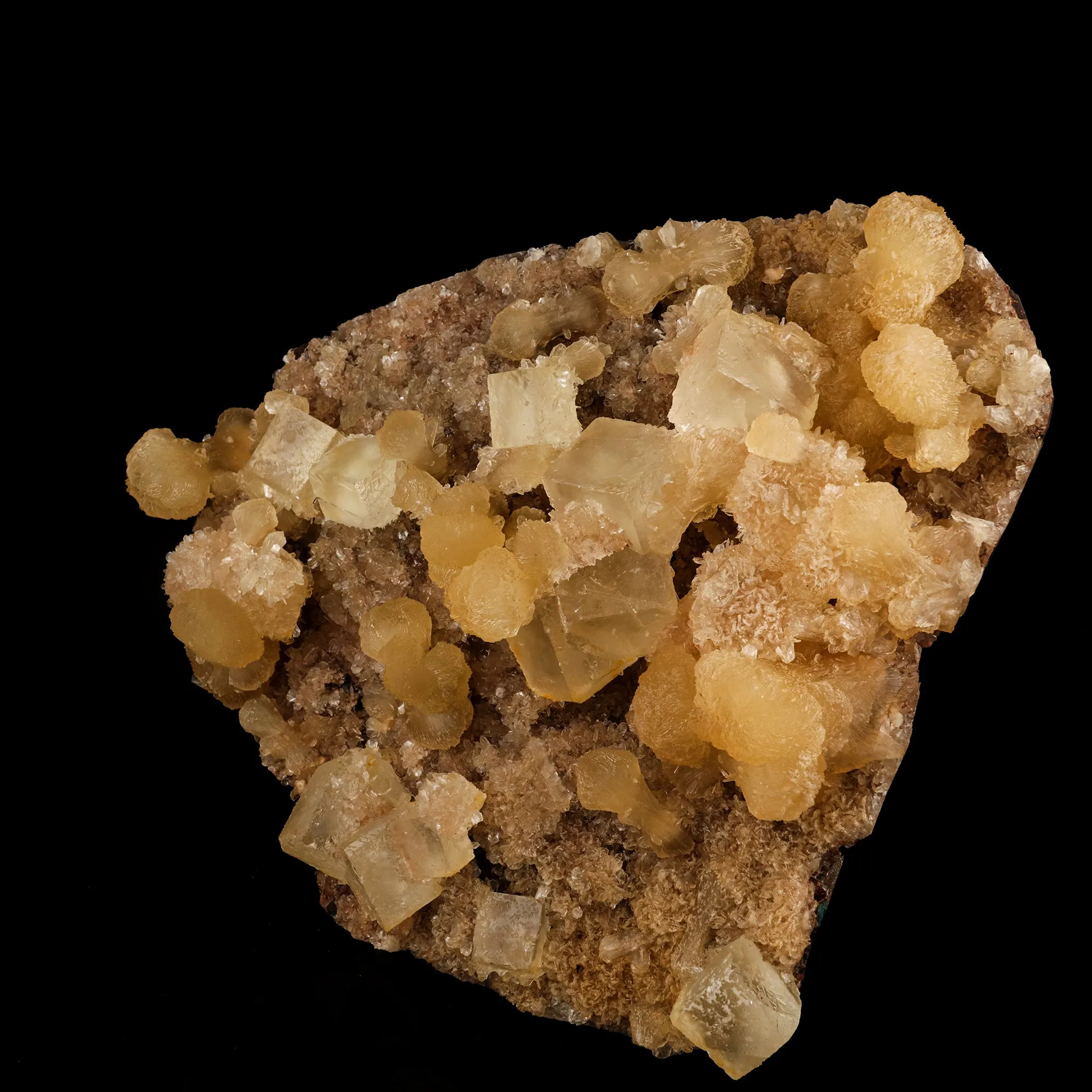 Calcite with Stilbite Free Standing Natural Mineral Specimen - image 2