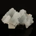 Calcite with Stilbite in Chalcedony coral Natural Mineral Specimen - image 3