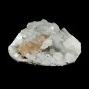 Calcite Yellow Crystal on Chalcedony Natural Mineral Specimen - image 5