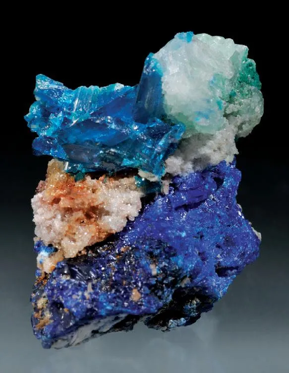 Caledonite, Leadhillite, Diaboleite - image 1