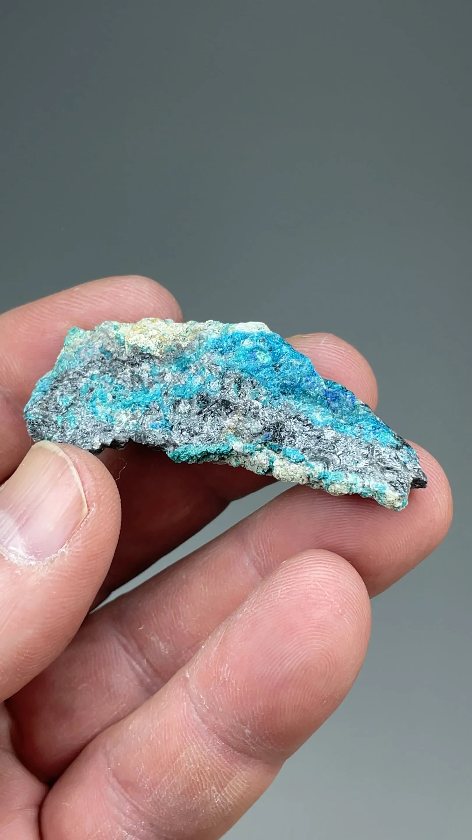 Caledonite with Cerussite, Anglesite - image 2