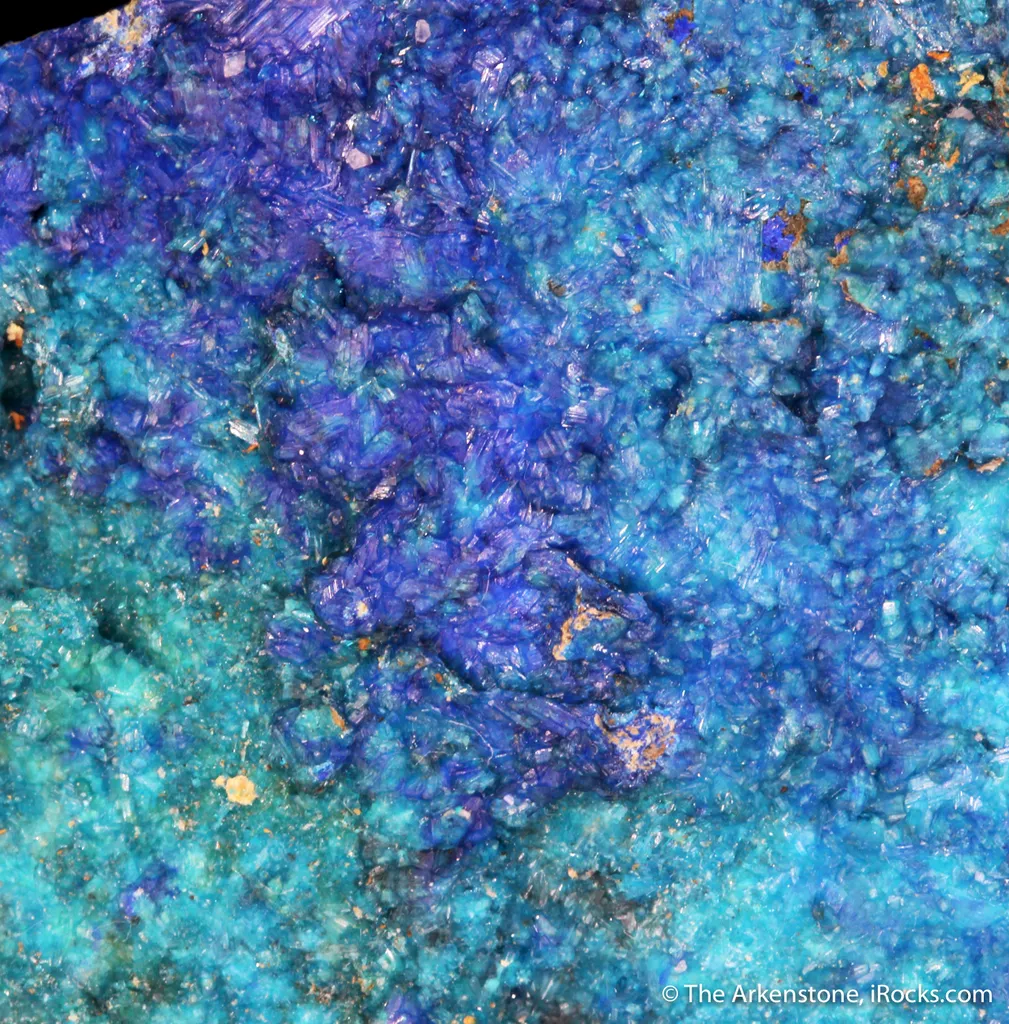 Caledonite with Linarite (Illustrated!) image