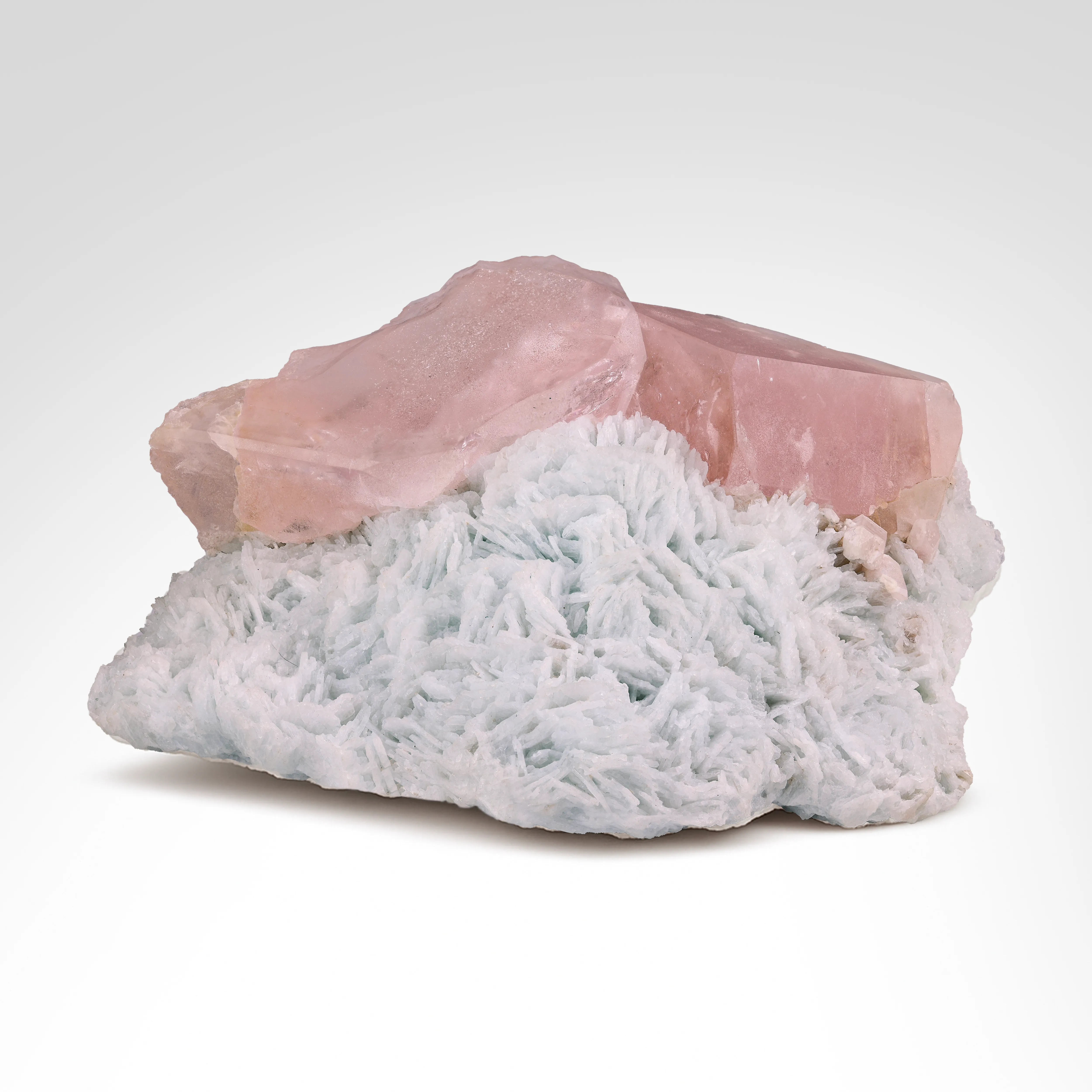 California Morganite on Matrix - image 1