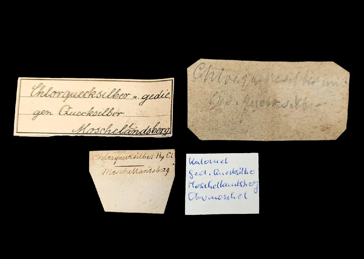 Calomel with Cinnabar and NATIVE Mercury - image 1