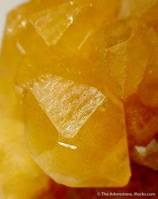 Campyllite (Var. Of Mimetite) on Quartz - image 2