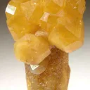 Campyllite (Var. Of Mimetite) on Quartz - image 1