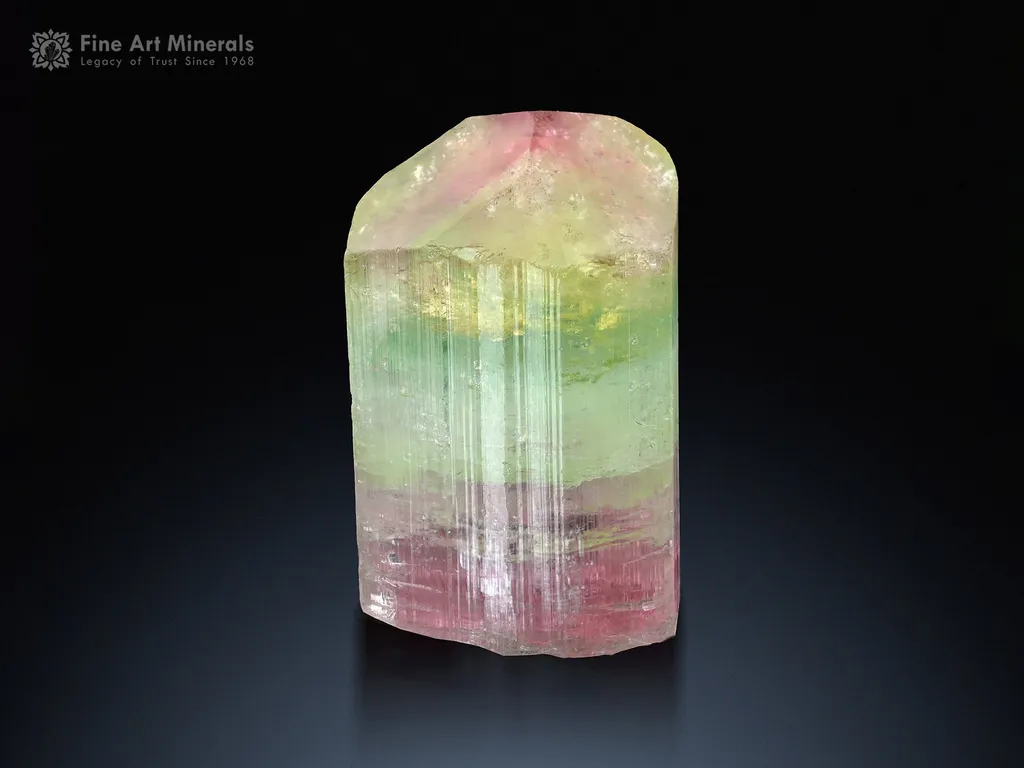 Candy Tourmaline Crystal from Paprok Afghanistan image
