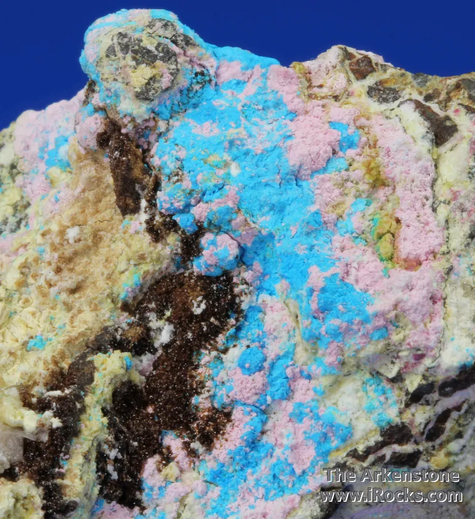 Canutite (type locality) with Magnesiokoritnigite and Lavendulan - image 3