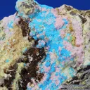 Canutite (type locality) with Magnesiokoritnigite and Lavendulan - image 3