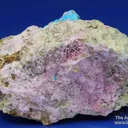 Canutite (type locality) with Magnesiokoritnigite and Lavendulan - image 2
