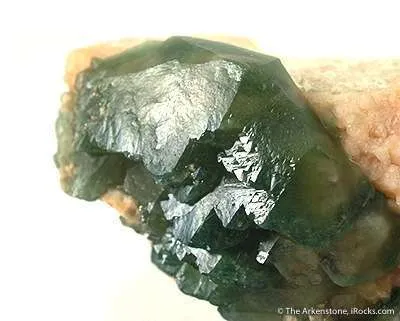 Carbonate-Fluorapatite on Feldspar - image 2