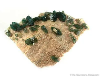 Carbonate-Fluorapatite on Feldspar - image 4